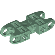 Technic Axle and Pin Connector 2 × 5 with Two Ball Joint Sockets Sand Green