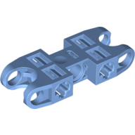 Technic Axle and Pin Connector 2 × 5 with Two Ball Joint Sockets Medium Blue
