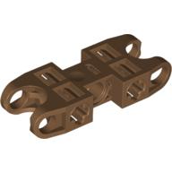 Technic Axle and Pin Connector 2 × 5 with Two Ball Joint Sockets Light Brown