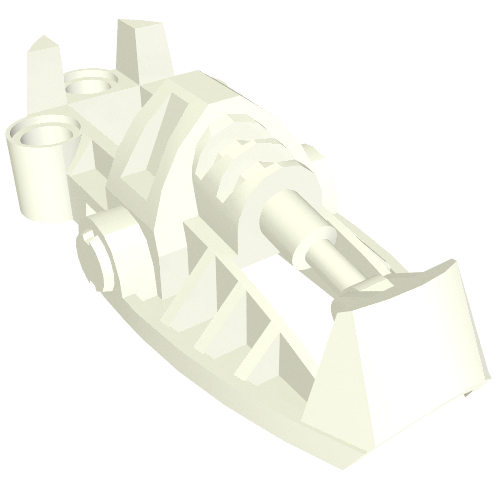 Large Figure Foot, Toa Metru Pearl White