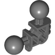 Large Figure Skeletal, Limb, Angular 90°, 3 × 3 × 2 with 2 Ball Joints, and Axle Hole