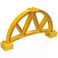 Duplo Frame / Girder / Support, Half Circle 2 × 14 × 6 Yellow