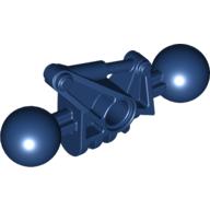 Large Figure Skeletal, Limb, with 2 Ball Joints, and Hole (Toa Metru) Dark Blue