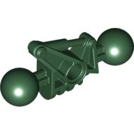 Large Figure Skeletal, Limb, with 2 Ball Joints, and Hole (Toa Metru) Dunkelgrün