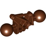 Large Figure Skeletal, Limb, with 2 Ball Joints, and Hole (Toa Metru) Reddish Brown