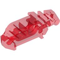 Large Figure Head Connector Block Eye/Brain Stalk (Toa Metru) Trans-Red