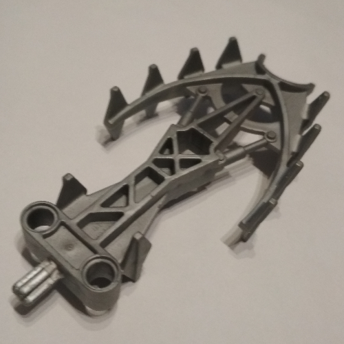Large Figure Weapon Spike, Crystal Perlhellgrau
