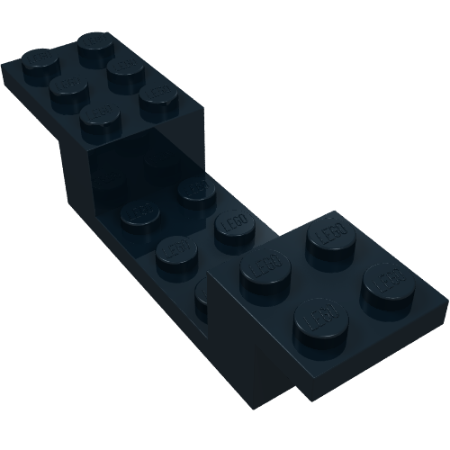 Winkel 8 × 2 × 1 1/3 Schwarz