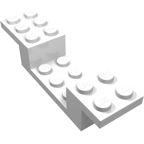 Bracket 8 × 2 × 1 1/3 White