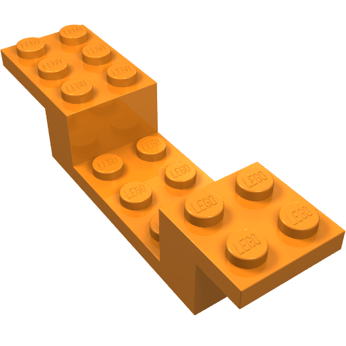 Bracket 8 × 2 × 1 1/3 Orange