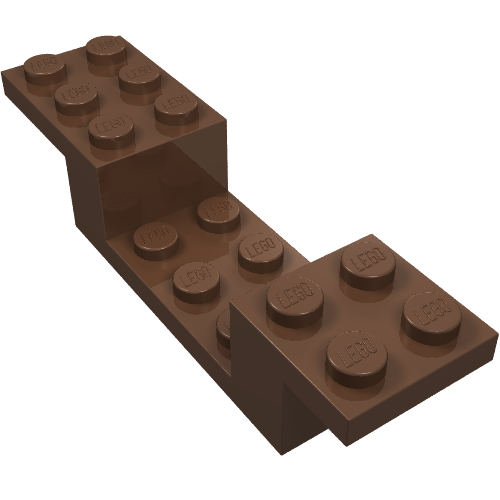 Bracket 8 × 2 × 1 1/3 Brown