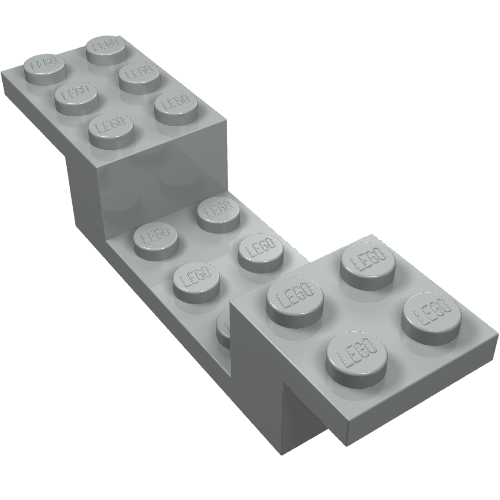 Bracket 8 × 2 × 1 1/3 Light Gray