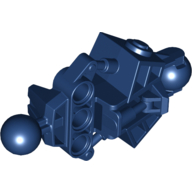 Large Figure Skeletal, Limb, with 2 Ball Joints, and 3 Holes (Vahki) Dark Blue