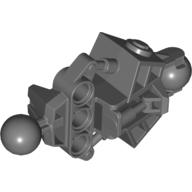 Large Figure Skeletal, Limb, with 2 Ball Joints, and 3 Holes (Vahki) Dark Bluish Gray