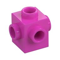 Brick Special 1 × 1 Studs on 4 Sides Dark Pink