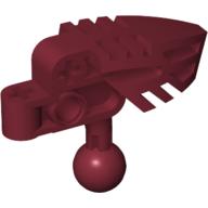 Large Figure Head Connector Block (Vahki) Dunkelrot