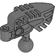 Large Figure Head Connector Block (Vahki) Dunkelblaugrau