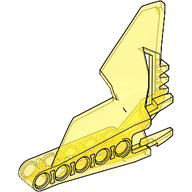 Large Figure Head Connector Block Eye/Brain Stalk (Vahki) Trans-Yellow