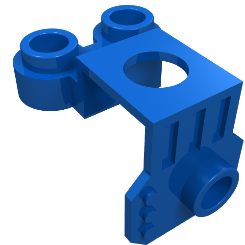 Minifig Neckwear Jet Pack with Front Stud Blue