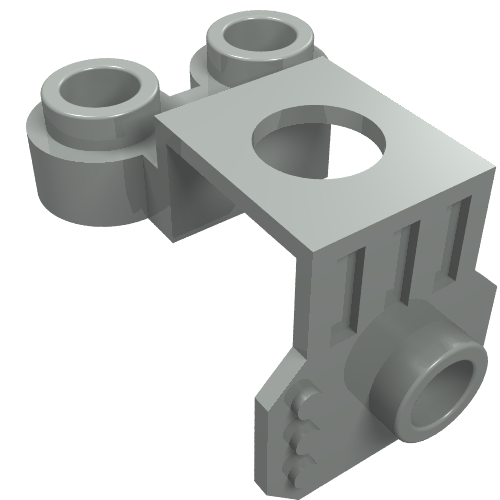Minifig Neckwear Jet Pack with Front Stud Hellgrau