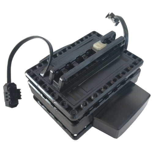 Battery Box / Receiver Unit, RC Racer Schwarz