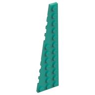 Keil Platte 12 × 3 links Dunkeltürkis