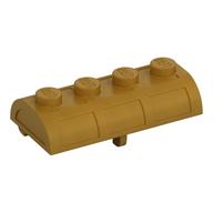 Treasure Chest Lid [Thick Hinge] Perlgold