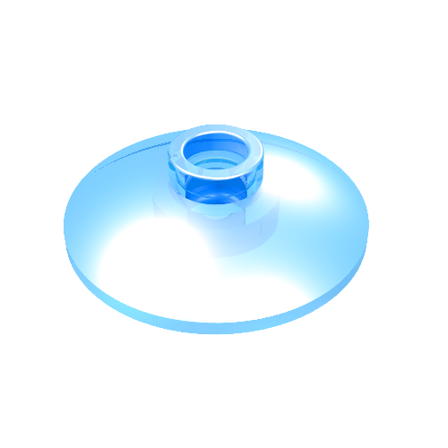 Dish 2 × 2 Inverted [Radar] Trans-Medium Blue