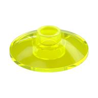 Dish 2 × 2 Inverted [Radar] Trans-Neon Green