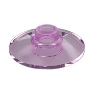 Dish 2 × 2 Inverted [Radar] Transparent-Dunkelrosa