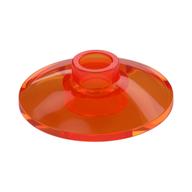 Dish 2 × 2 Inverted [Radar] Trans-Neon Orange