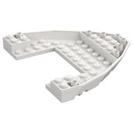 Boat Hull Section, Brick 10 × 12 × 1 with 4 × 6 Cutout White