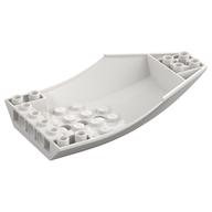 Brick Wedged, Curved Inverted 10 × 6 × 2 Cockpit White