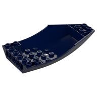 Brick Wedged, Curved Inverted 10 × 6 × 2 Cockpit Dark Blue