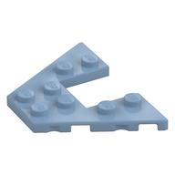 Keil Platte 4 × 6 Sandblau