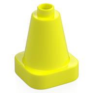 Duplo Cone 2 × 2 Square Base Vibrant Yellow