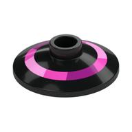 Dish 2 × 2 Inverted [Radar] with Magenta/Dark Pink/Bright Pink Circle print Black