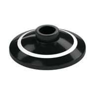 Dish 2 × 2 Inverted [Radar] with White Circle print Schwarz