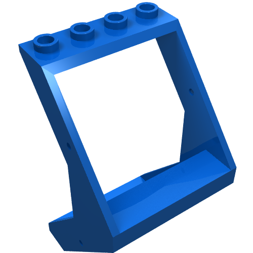 Window 4 × 4 × 6 Outward Sloping Blue