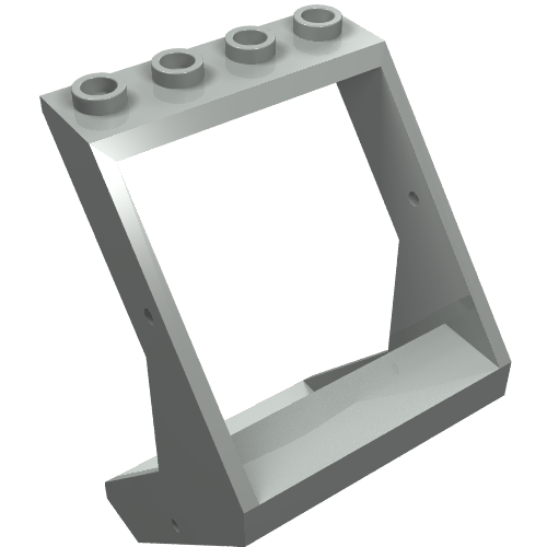 Window 4 × 4 × 6 Outward Sloping Light Gray