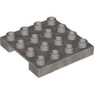 Duplo Loading Pallet 4 × 4 Indented Side Perlhellgrau