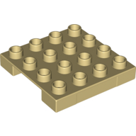Duplo Loading Pallet 4 × 4 Indented Side Tan