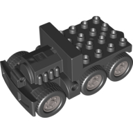 Duplo Truck Base with Molded Engine 5 × 9 Schwarz