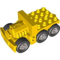 Duplo Truck Base with Molded Engine 5 × 9 Yellow
