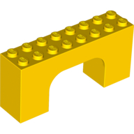 Stein Bogen 2 × 8 × 3 Gelb