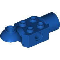Technic Brick Special 2 × 2 with Pin Hole, Rotation Joint Ball Half [Horizontal Top], Rotation Joint Socket Royal Blue