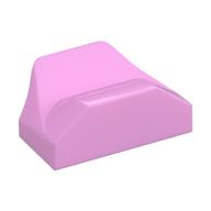 Brick Wedged, Curved 1 × 2 × 2/3 No Studs, Wing End Bright Pink