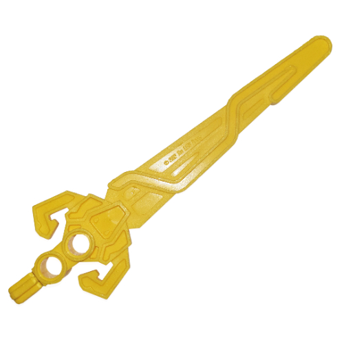 Large Figure Weapon Sword, Rascus (Series 1) Yellow