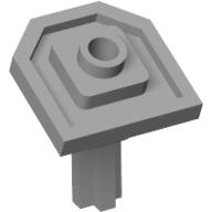Large Figure Shield Holder with Technic Axle Hellblaugrau