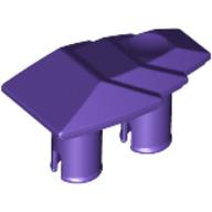 Fairing 1 × 2 Stepped with Two Pins Dunkellila